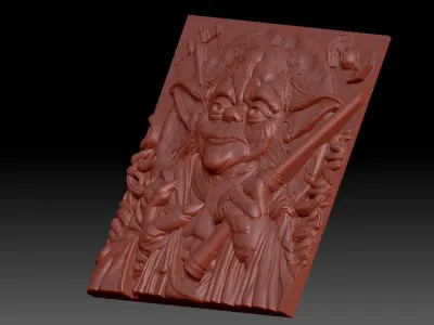Master Yoda 3D print model
