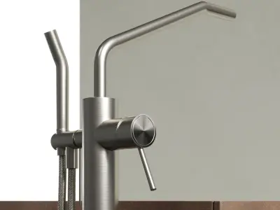 Collection Faucet Bathroom Mina Low-poly 3D model
