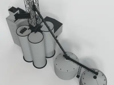 Concrete plant 3D model