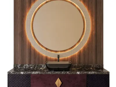 Luxury Bathroom 81 3D model