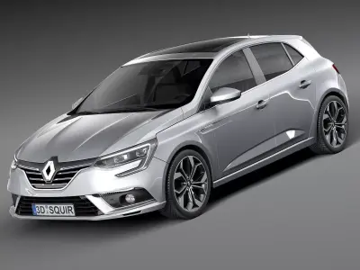 Renault Megane 2016 3D model