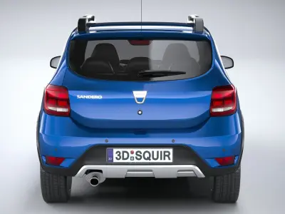 Dacia Sandero Stepway 2017-2020 3D model