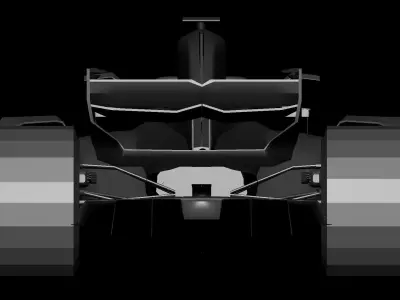 Formula Racing Car 3D model