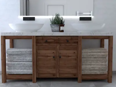 Modern Vanity 3D model