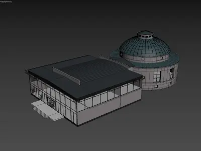 Observatory Building 3D model