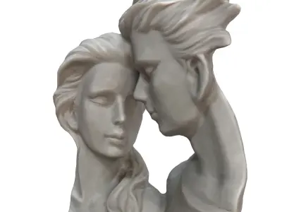 love statues 3 3D model