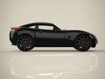 Mini sport car 3D model