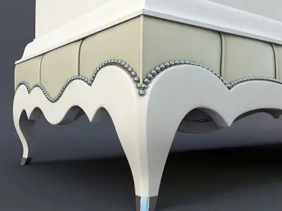 Bruno Zampa Cabinet Low-poly 3D model