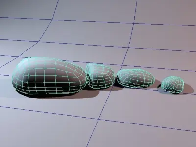 big rocks Free 3D model