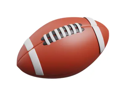 American Football 3D model