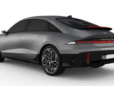 Hyundai Ioniq 6 2023 Low-poly 3D model