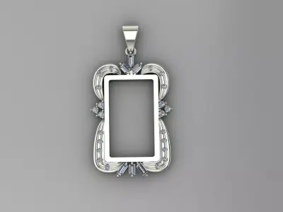 jewelry frame 3D print model