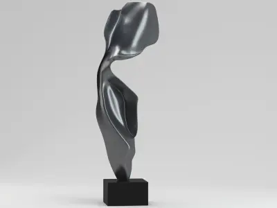 Garden sculpture Helaine blumenfeld flight 3D model