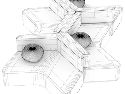 CROSS - Sofas from Diemme Architonic 3d model Low-poly 3D model