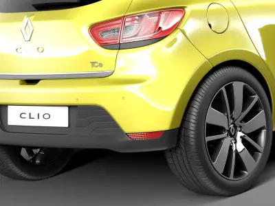 Renault Clio 2013 3D model