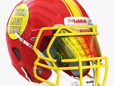 Riddell speed helmet 3D model