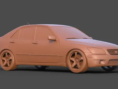 Lexus IS300 3D print model