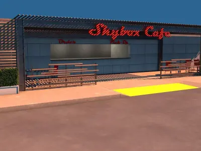 Cafe Building 3D model