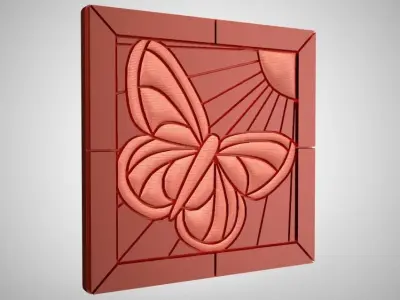 Butterfly Decor 3D print model