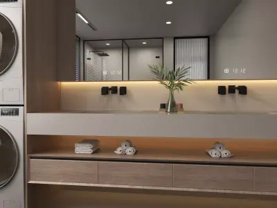 Bathroom 016 3D model