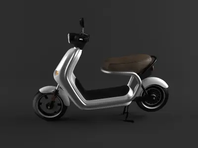 Electric scooter 3D model by 3Logic from CGTrader