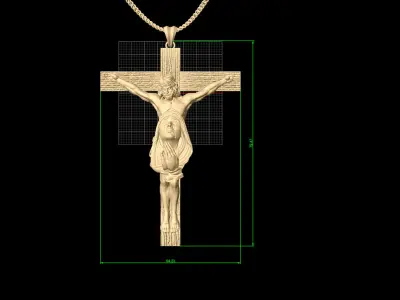 Holy marry pendant silver gold printable jewelry 3D model 3D print model