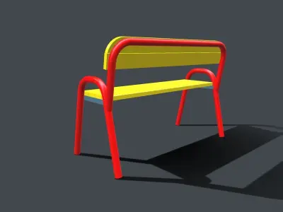 Bench Free 3D model