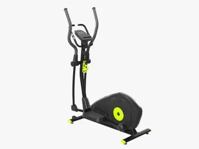 Fitness cross trainer elliptical 3D model