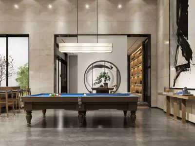 Billiard Room 3D model