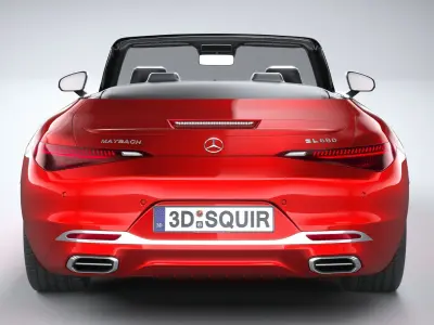 Mercedes-Benz SL Monogram Maybach 2025 3D model