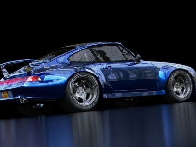 Porsche 911-964 GT 3D model