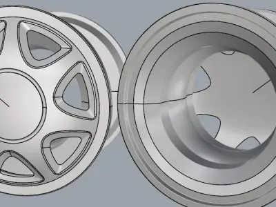 3D Wheel for Car Clear Model Ready for game and Print 3D print model
