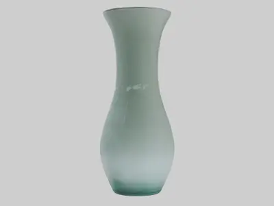 Glass vase Low-poly 3D model purchase