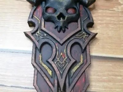Diablo banner crest 3d printing stl Free 3D print model