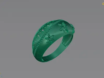Plain Ring Women Ready STL 3DM Models Womens Rings 3D models 3D print model 72