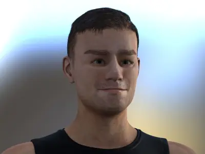 Metahuman 05 Soni Low-poly 3D model