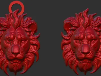 tiger pentant  3D print model