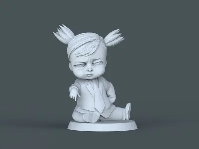 Boss Baby-girl 02 3D print model