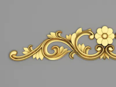 Classic Carved 012 3D model