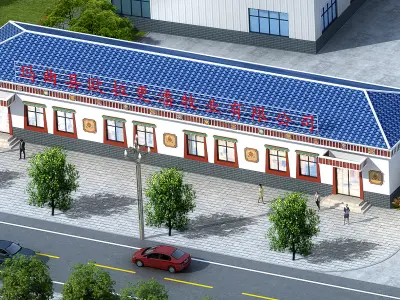 tibetan architecture 3D model