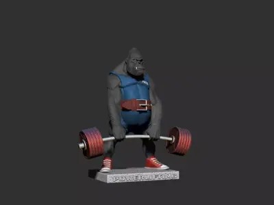 gorilla  3D print model