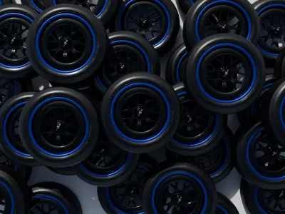 F1 2026 TYRES 3D model