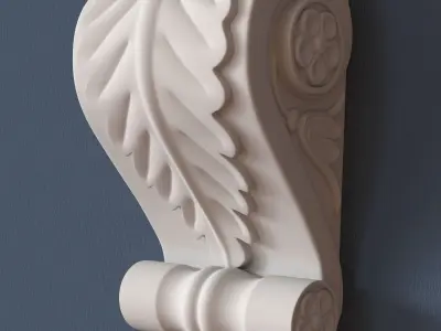 Decorative Corbel 3D model 2