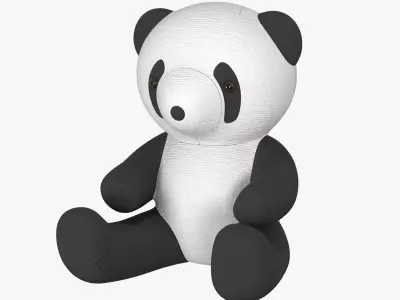 Stuffed Animal Panda 3D model