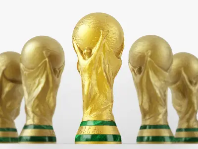 FIFA World Cup Trophy 3D model