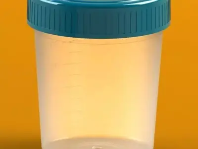 sealed laboratory test cup 3D print model