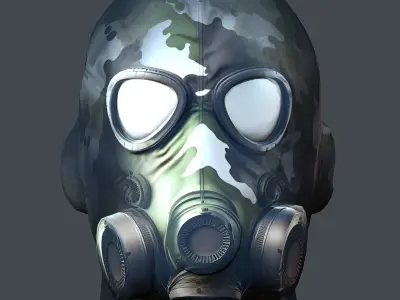 Helmet 3d model military combat Military Low-poly Low-poly 3D model 84