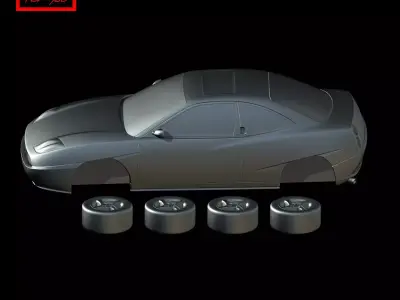 Fiat Coupe  1994 3D model