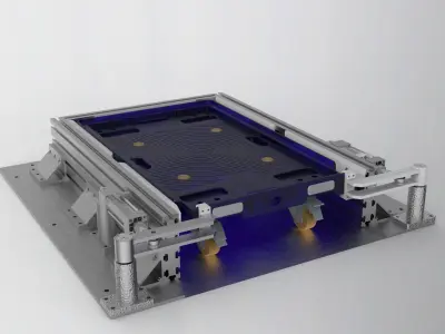 Tool car parking station 3D model