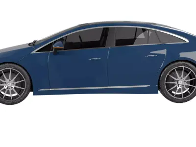 Mercedes Benz EQS 2021 3D model